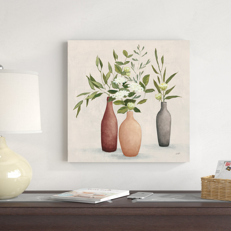 Bouquet naturel I gris, H 20 po x l 20 po