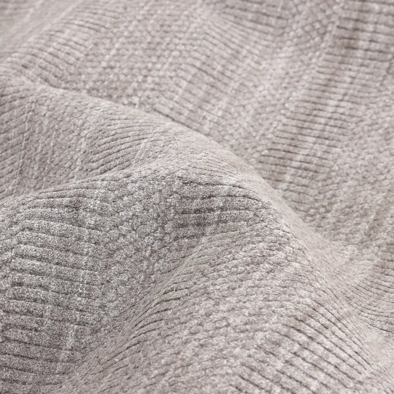 Sanam Striped Area Rug in Brown, Rectangle 5' x 8'