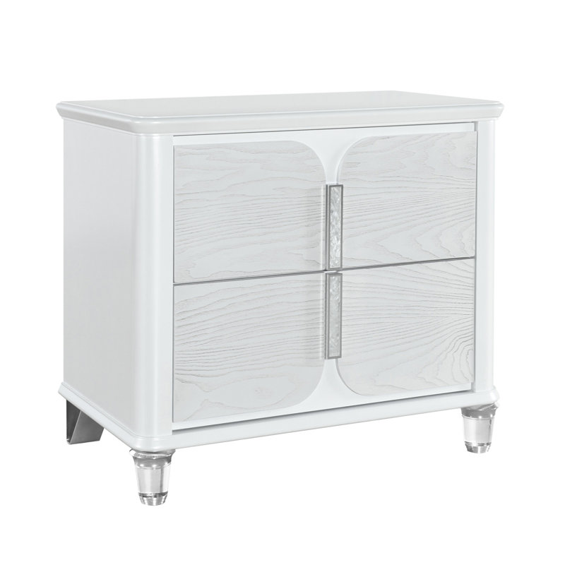 Table de chevet gris BRENDA