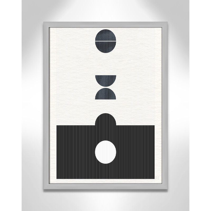Eclipse I by Susan Jill, Matte Silver Framed, 23" H x 17" W x 0.75" D
