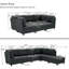 Canapé d'angle moderne et modulaire - librement configurable-130996236-130996237