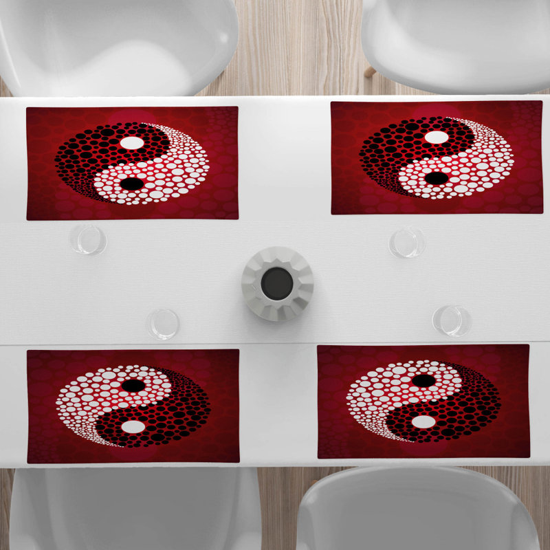 Polyester Abstract Rectangle Placemat