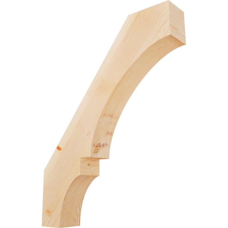 Genouillère Balboa, Sapin de Douglas, Lisse, H 38 po x l 5,5 po x P 30 po