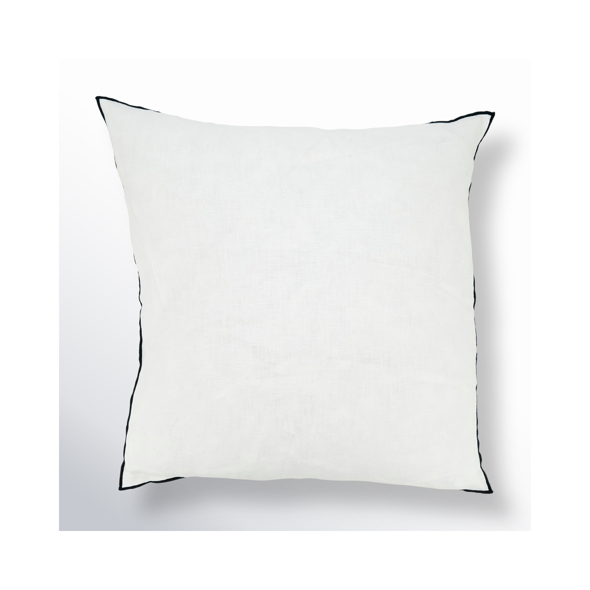 Riggs Linen Pillow Cover, Black