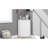 Elegant Triangle White Bathroom Cabinet - , Adjustable Shelves, Adds Class To Modern Style Corner, Shelves For Efficiency