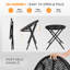 Table d'appoint ronde en acier pour patio-124212544