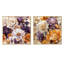 Celine - Ensemble de 2 collages carrés floraux-101855312-101855314