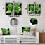 Herbes «Cilantro Splash I» - ensemble d'art mural en métal Herbs-1019598338