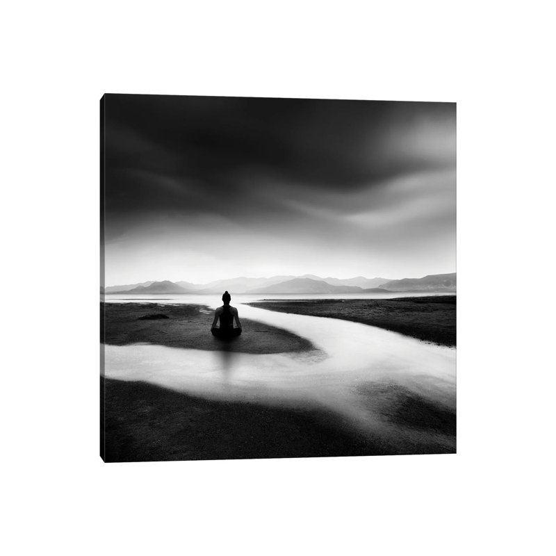 Zen Stream by George Digalakis - Wrapped Canvas Print, 45.72 cm H x 45.72 cm W x 1.91 cm D