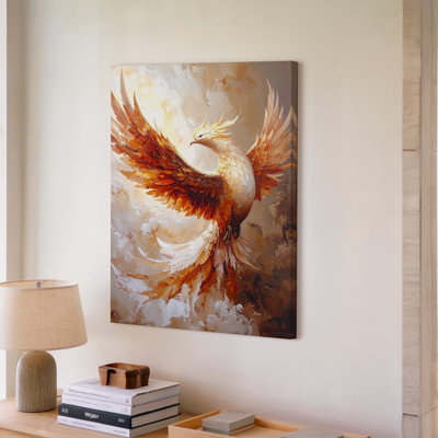 «Phoenix Ascension», art mural sur toile