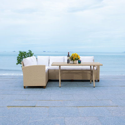 Izmir 6 - Person Patio Conversation Set with Cushions
