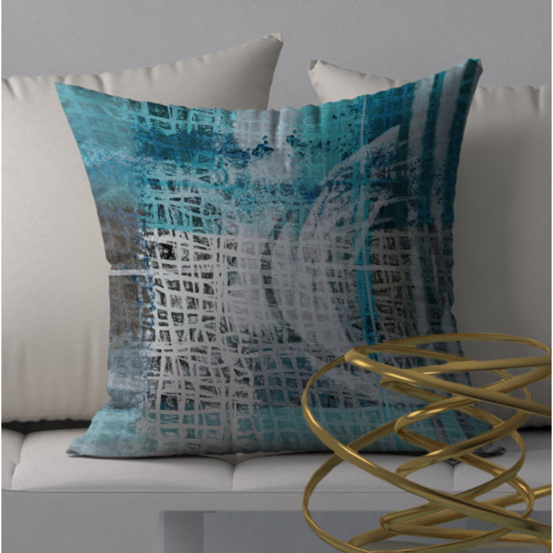 Magnifique housse de coussin carrée et admirable, 20 po x 20 po