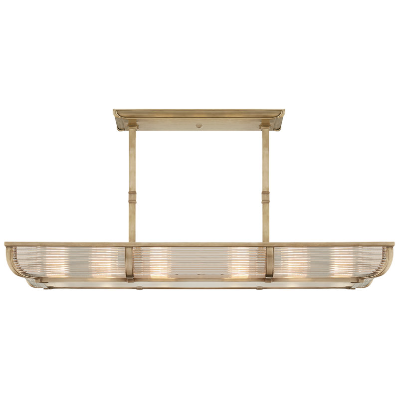 Perry 16 - Light Brass Kitchen Island Pendant, Natural Brass