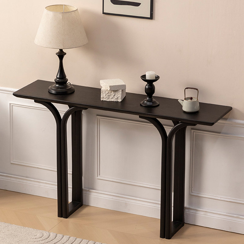 Console Modern Minimalist Art, H 29,53 po x l 47,24 po x P 11,81 po, Noir, noir, noir, noir