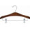 Cintre plat décoratif en bois avec pince pour costume / manteau