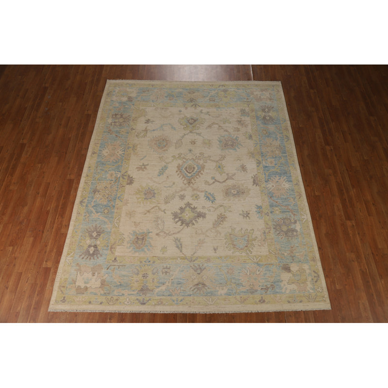 Vegetable Dye Oushak Turkish Area Rug 8x10