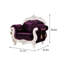 Chaise de luxe en tissu européen