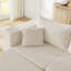 Canapé modulaire compact en velours côtelé compact avec un style minimaliste moderne-231426627-231426628