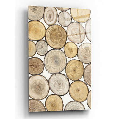 «Tree Ring Study I» par Tim O'Toole, art mural en verre acrylique