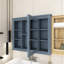 36" Freestanding Single Sink Bathroom Vanity with Ceramic Top & Medicine Cabinet-1882362739