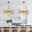 Wing-shaped Durable Handwoven Bamboo Pendant Light-1058665868