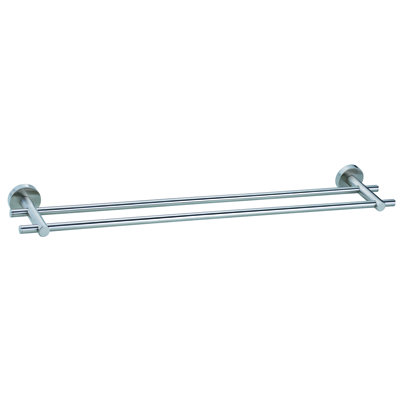No Drill Moon Double Towel Bar