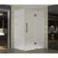 Cabine de douche carrée à charnière 42 po x 72 po Avalux GS-40816235-40816237