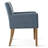 Sarosh 4 - Person Dining Table Sets With 52'' Round Table & 4 Upholstered Linen Armchairs-255576145