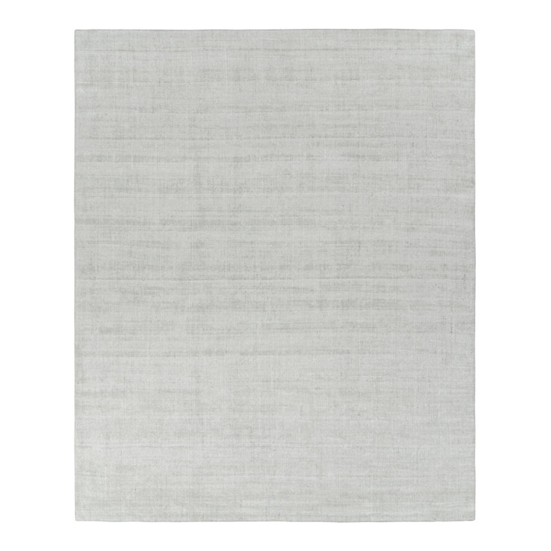 Rug & Kilim’S Oversized Textural Rug In Gray And White Tones & Striae