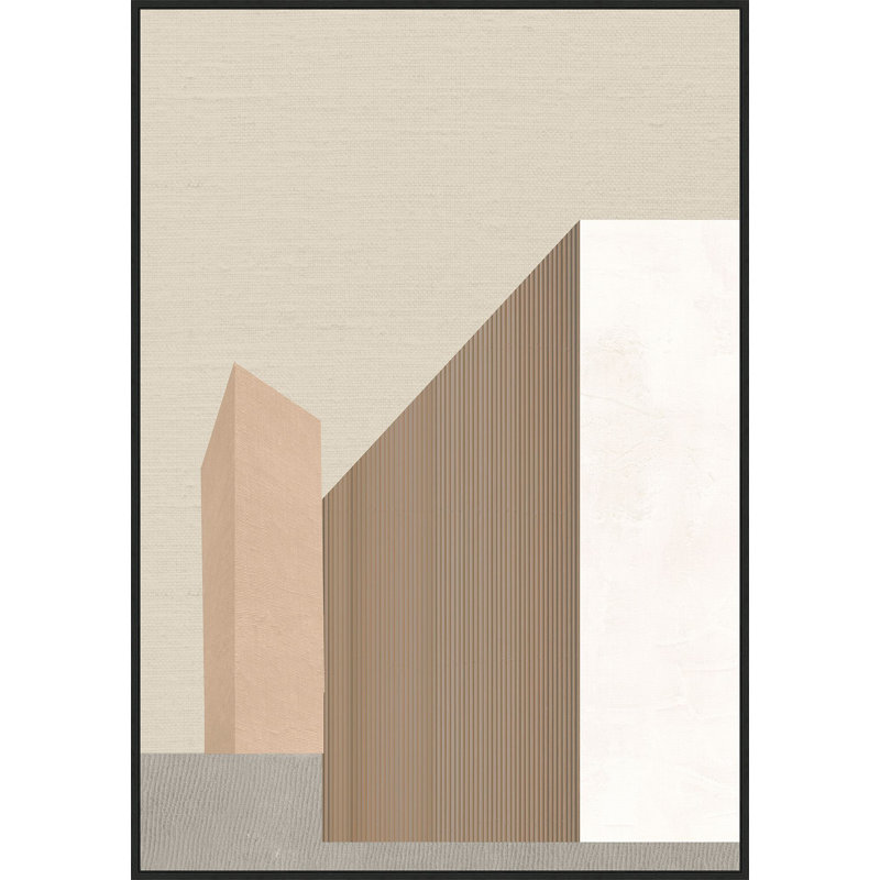 "Opulent Structures 2" par Thom Filicia - cadre flottant, impression sur toile