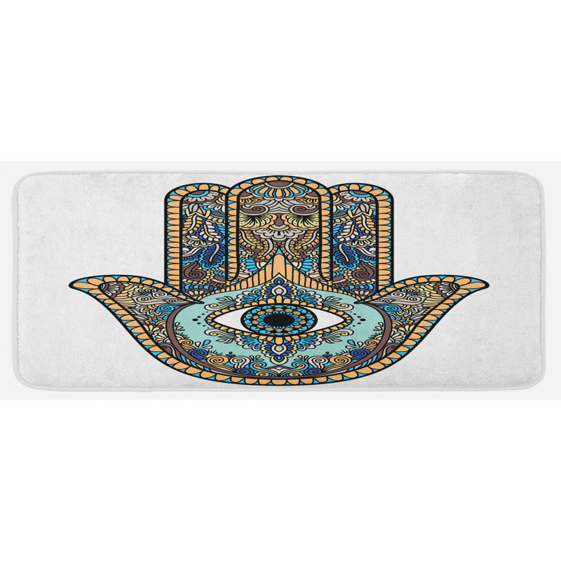 Eclectic Synthetic Kitchen Mat