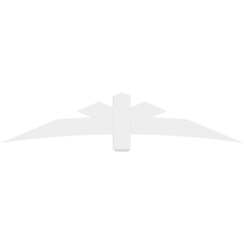 Support de pignon Alberta Alberta, H 17,5 po x l 84 po (pas: 5/12), P 2 po x F 6 po, Signature uréthane