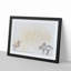Three Flamingo Birds in Abstract - Framed Print-55769489-55769493
