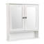 Étagère d'armoire murale à double porte