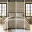 3 édredon en chenille brun clair pour très grand / très grand lit, aspect design, détails à l'épreuve,