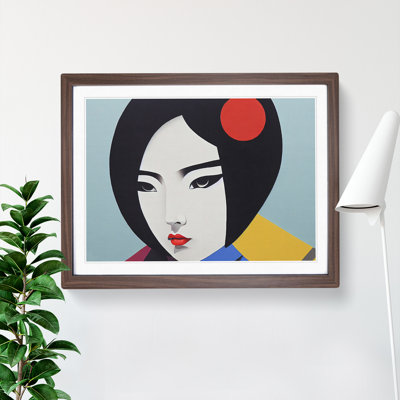 An Abstract Geisha - Framed Print