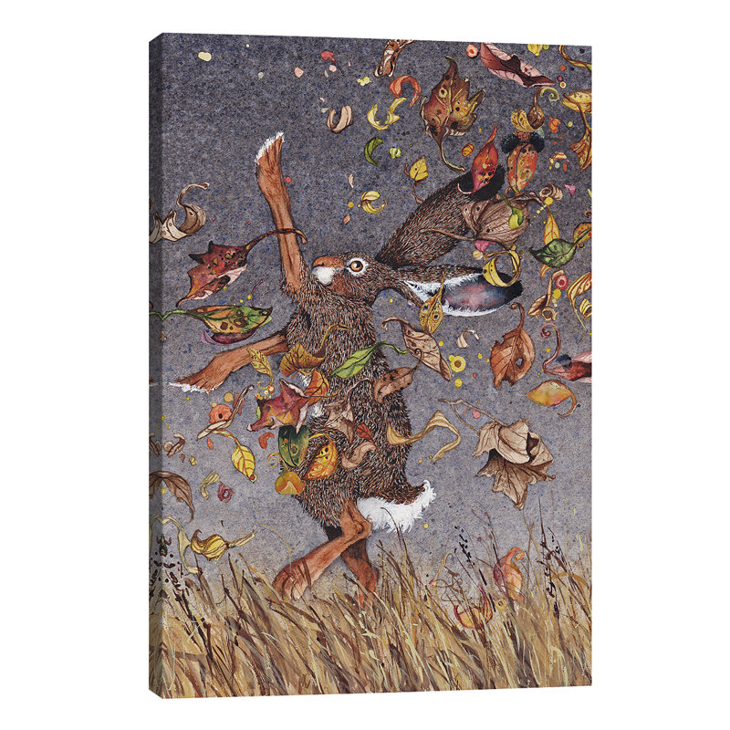 Happy Dance by Maggie Vandewalle - Wrapped Canvas Print, 66.04 cm H x 45.72 cm W x 1.91 cm D