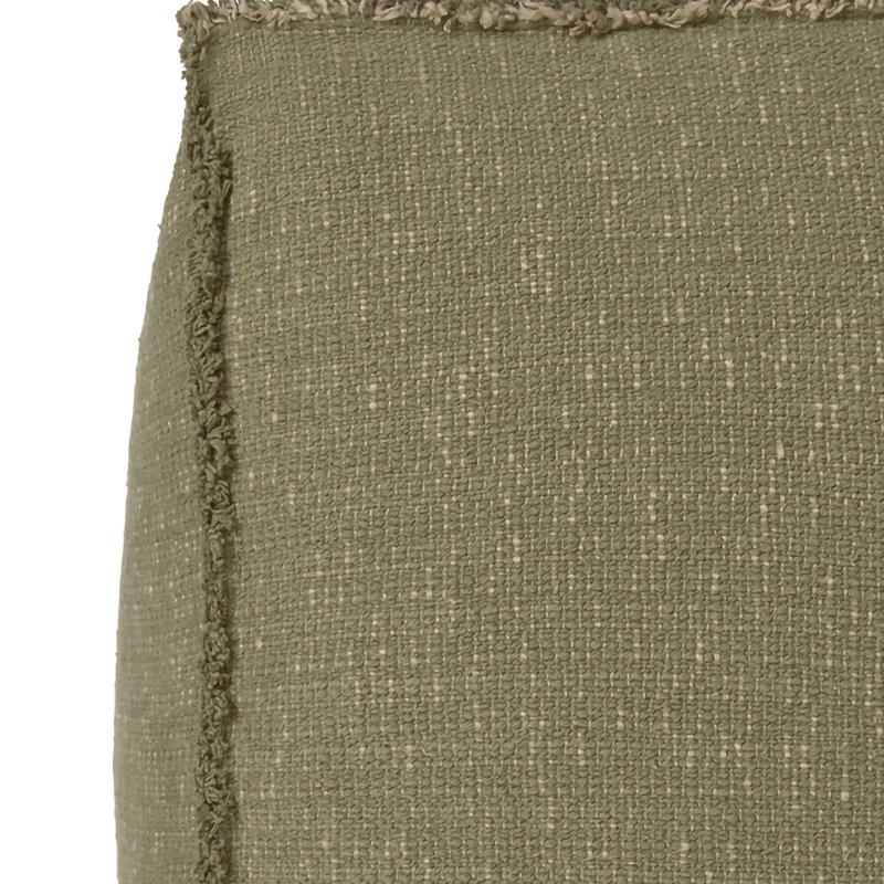 Square Pouf, Kaki