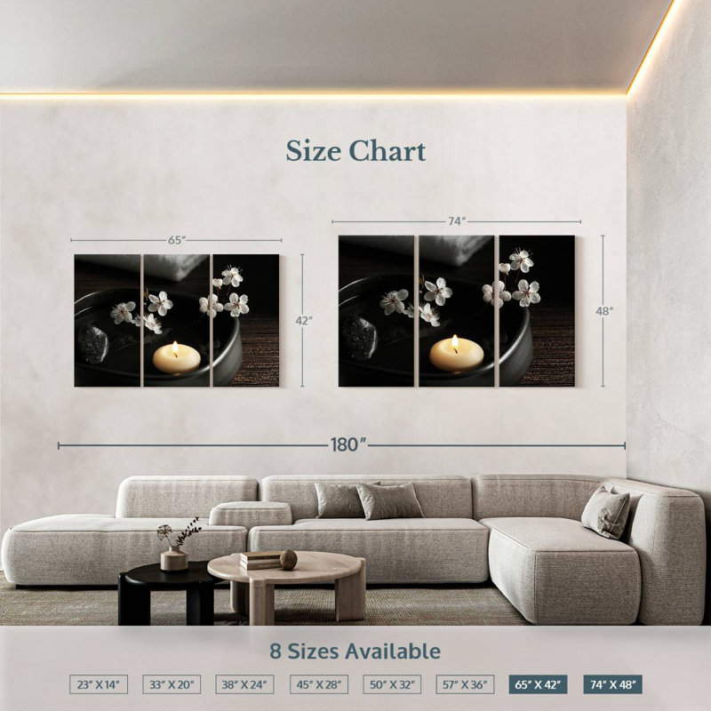 Spa floral délicat Kerrick, H 42 po x l 65 po