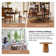 Mikei Mid-Century Modern 45" Round Dining Table