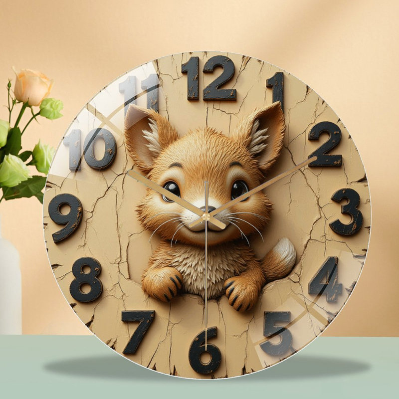 Horloge murale créative 12 po