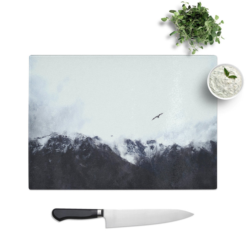 Tempered Glass Eagle Flying over Colca Canyon Chopping Board, 28.5 cm x 39 cm