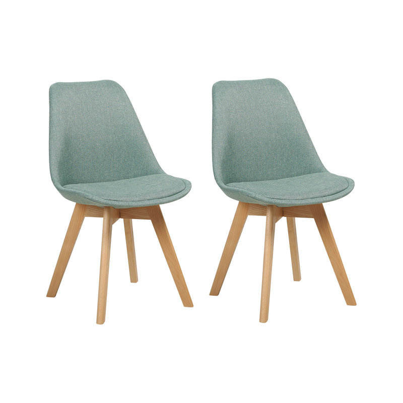 Kyra 48cm H Solid Wood Spindle Side Chair, Green