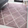Bertrice Geometric Pink Area Rug