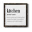 Kitchen Kitchen - Art textuel sur toile-1268889083-1268889086