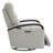 Britnee Genuine Leather Swivel Power Recliner-1194143528