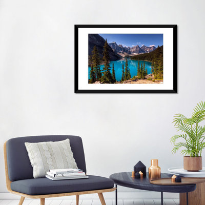 « moraine », reproduction de photo sur toile