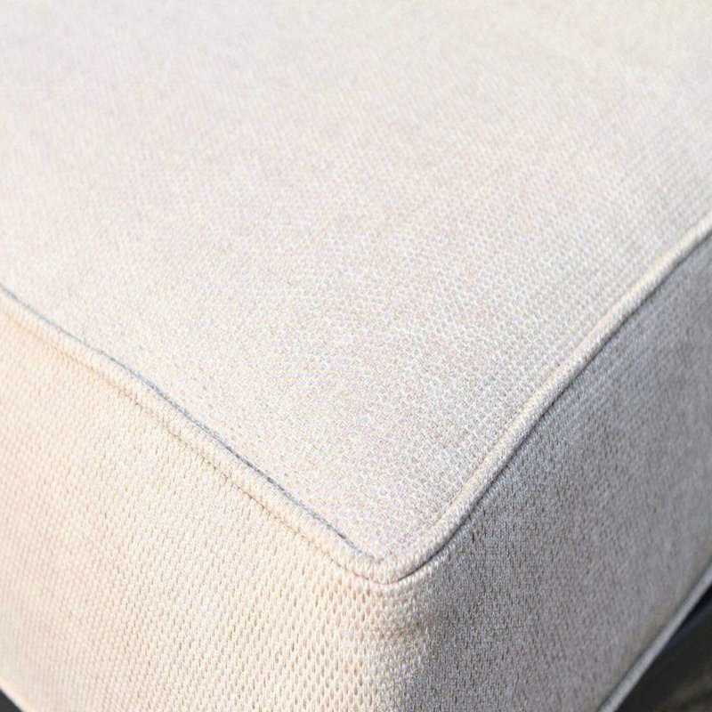 9 - Piece Outdoor For 6 People, Sectional Design, Modular & Reversible, Rust Frame, Fade Proof , Easy Clean Cushions Person , Complete Piece, Aluminum, All Weather Removable Cushion Covers