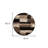 5' Chocolate Patchwork Power Loom Stain Resistant Area Rug-1100859684