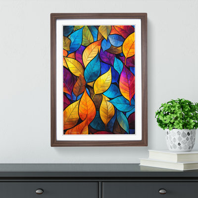 Leaf Abstract - Framed Print